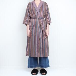 Vintage Pierre Cardin Stripe Lightweight Robe S/M/L